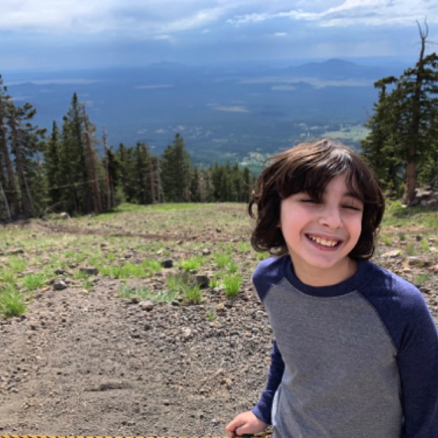 At the Snowbowl (in the summer)